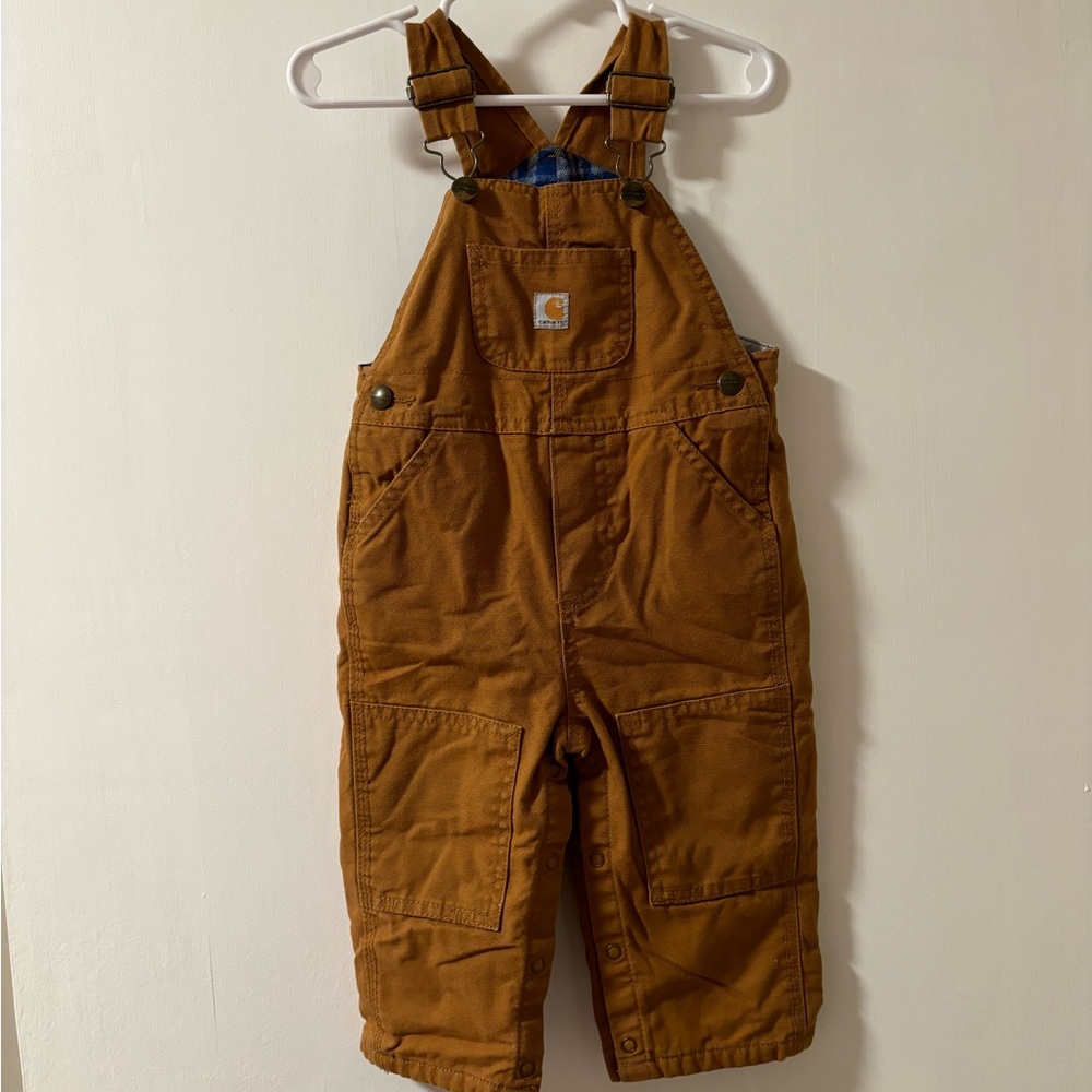 Carhartt Brown Kids Overalls